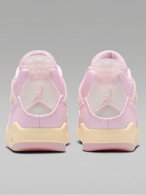 Jordan Low-Top Sneakers in Pastel Pink and Cream